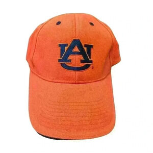 Official Signatures Auburn University Tigers Orange Adjustable Baseball Cap Hat‎